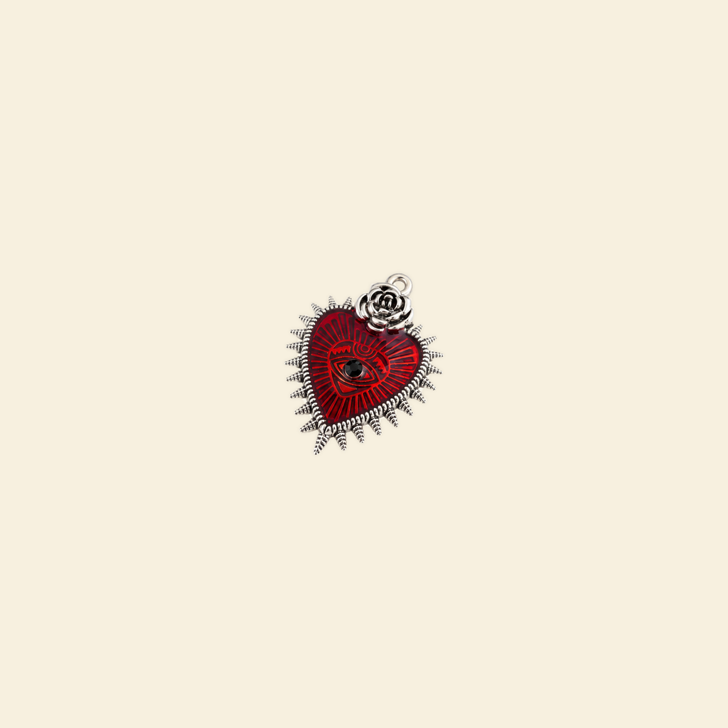Rouge - Grande / Midi Charm #2 Red Sacred Heart (Grande)